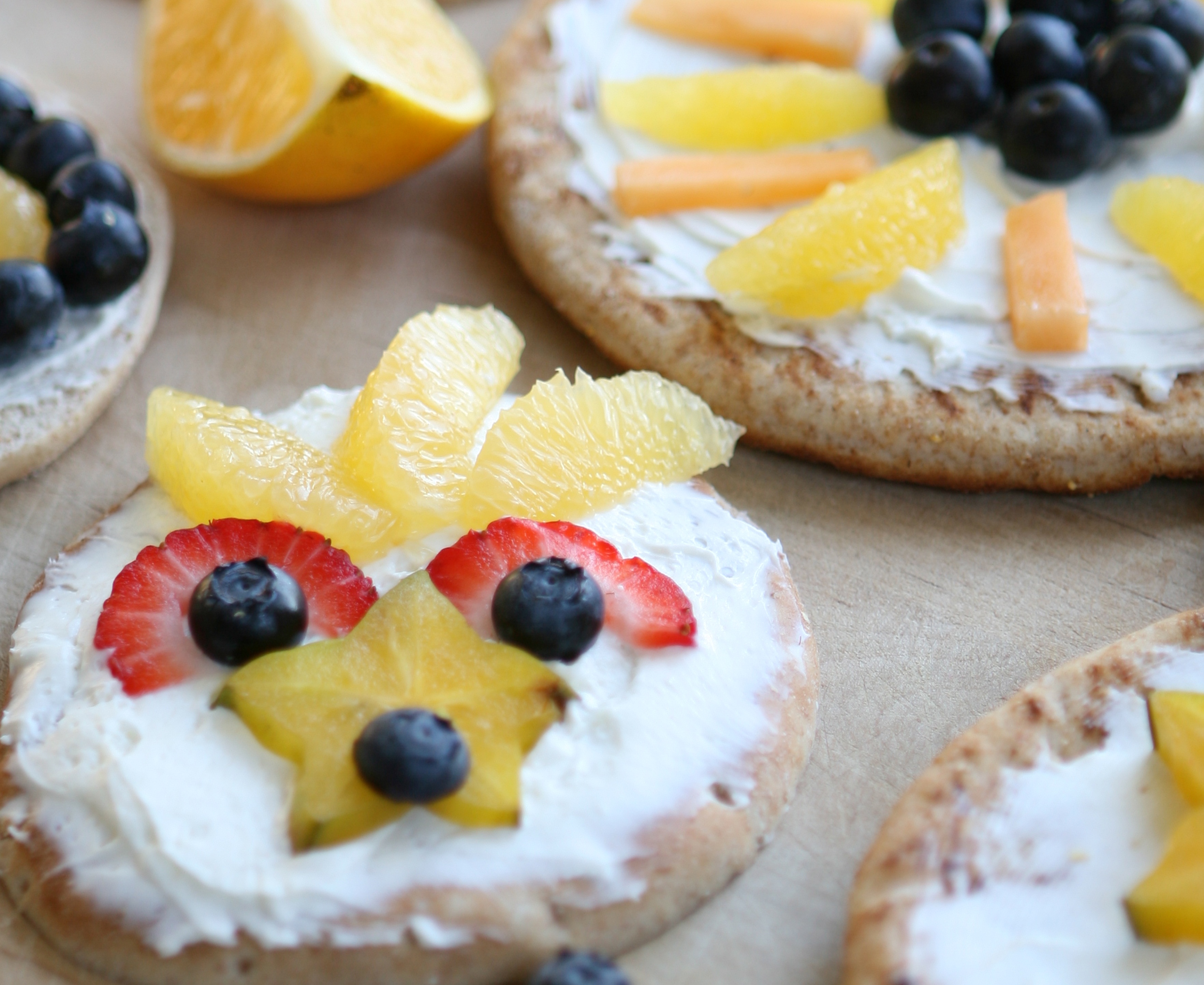 Single Serve Fruity Pizza