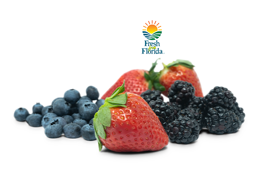 Strawberries, Blueberries, and Blackberries