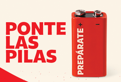 Ponte las pilas. Hurricane preparation guide. Preparate