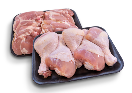 Muslos o Encuentros de Pollo Frescos